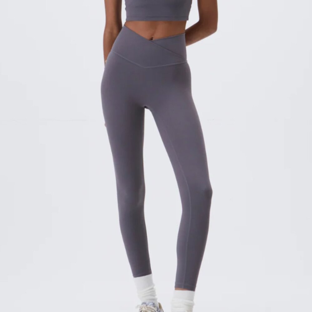 Ultimate Wrap Over Leggings (Grey)
